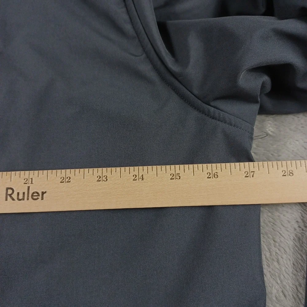 Maelreg Jacket Mens XXL‎ Gray Full Zip Preppy Logo Golf Pockets